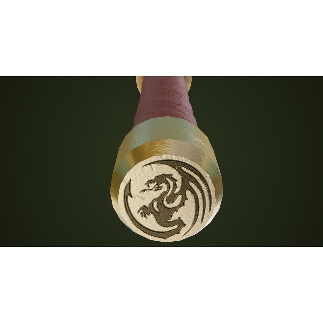Battle Hammer 3D Model – Low Poly Game-Ready Asset, PBR Textures - View 18