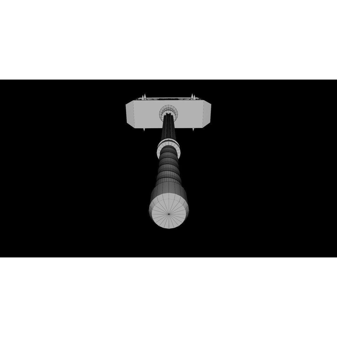 Battle Hammer 3D Model – Low Poly Game-Ready Asset, PBR Textures - View 38