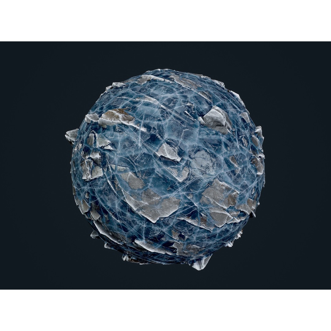 30 Snow Ice Ground Seamless PBR Texture Pack – High-Quality Textures for Games