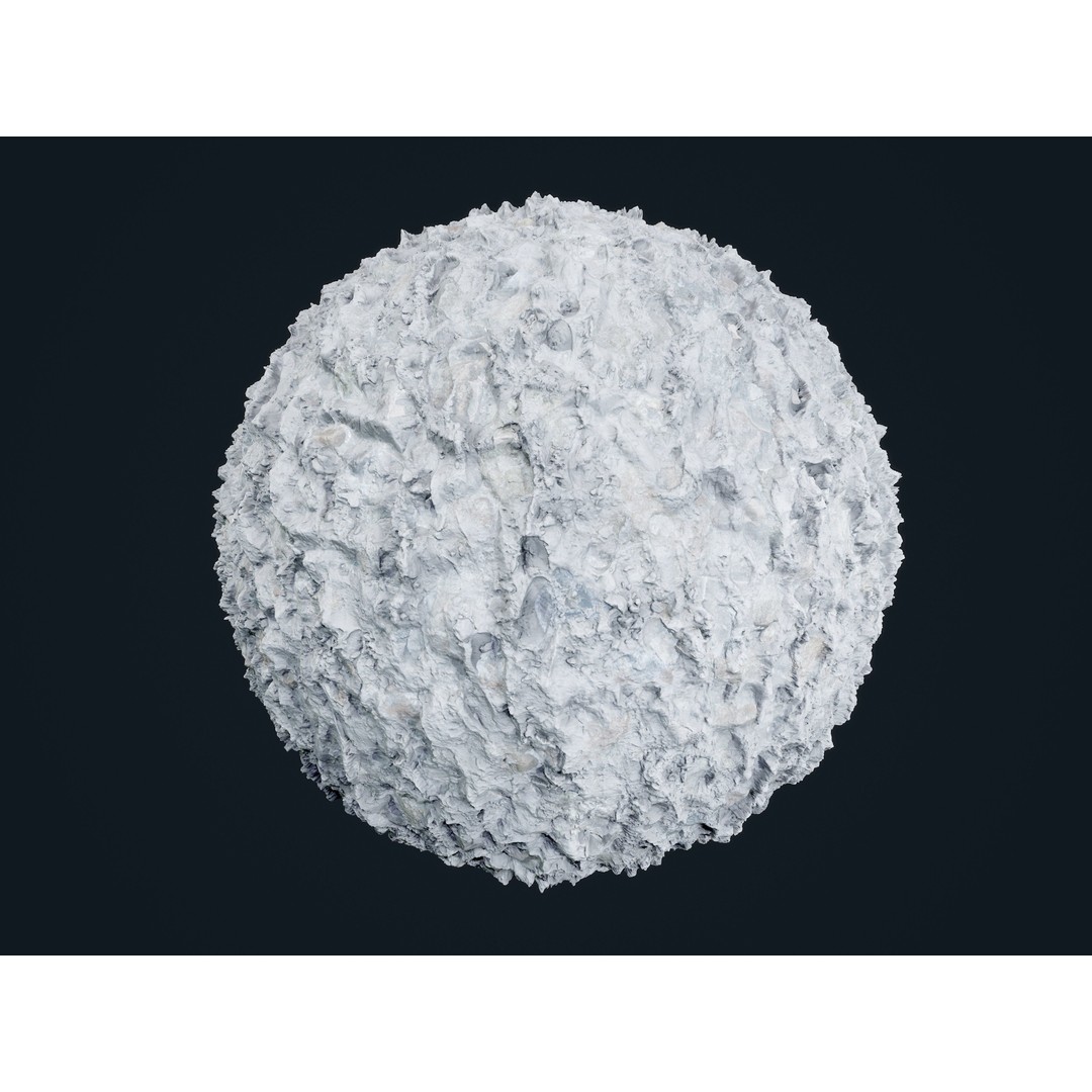 30 Snow Ice Ground Seamless PBR Texture Pack – High-Quality Textures for Games - View 21