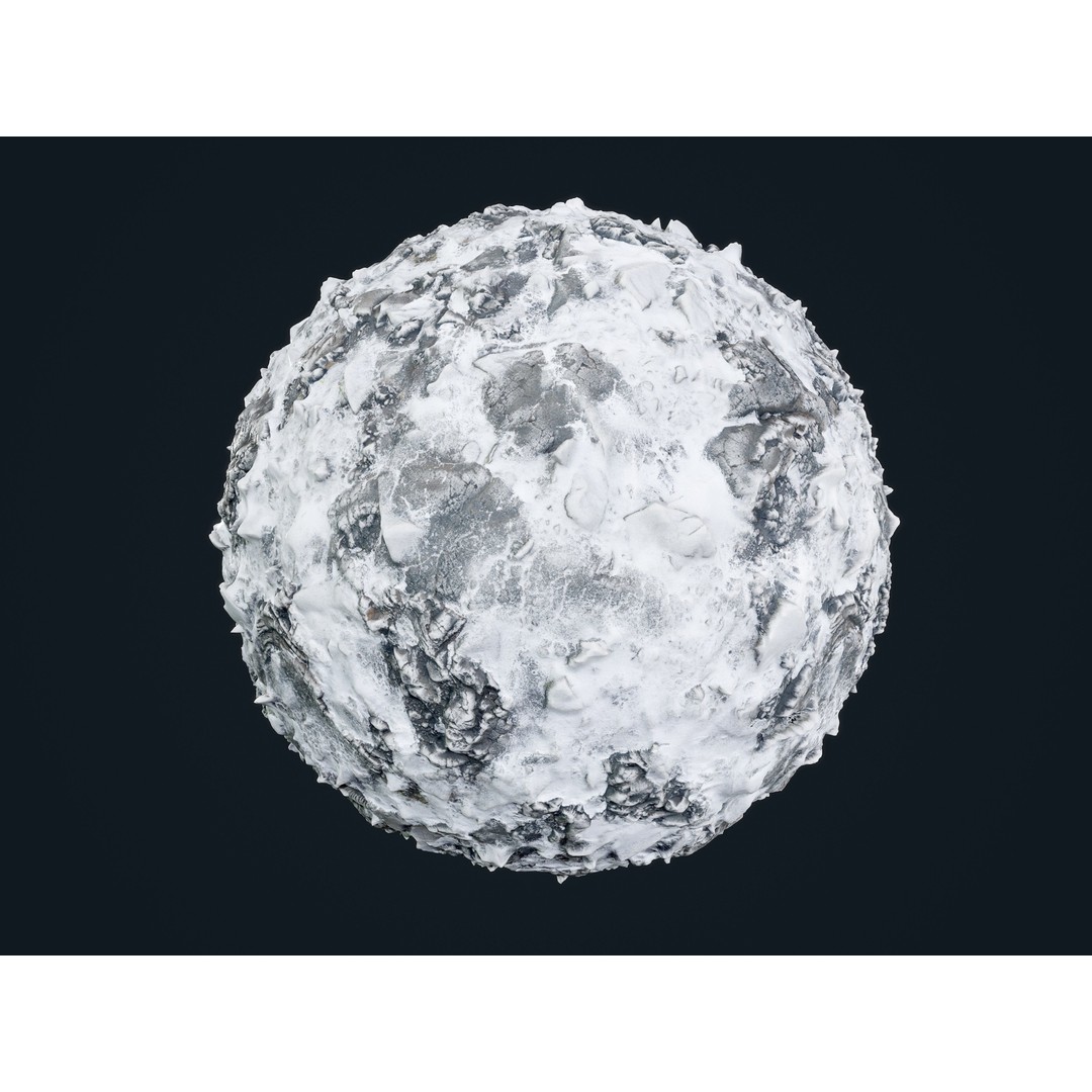 30 Snow Ice Ground Seamless PBR Texture Pack – High-Quality Textures for Games - View 31