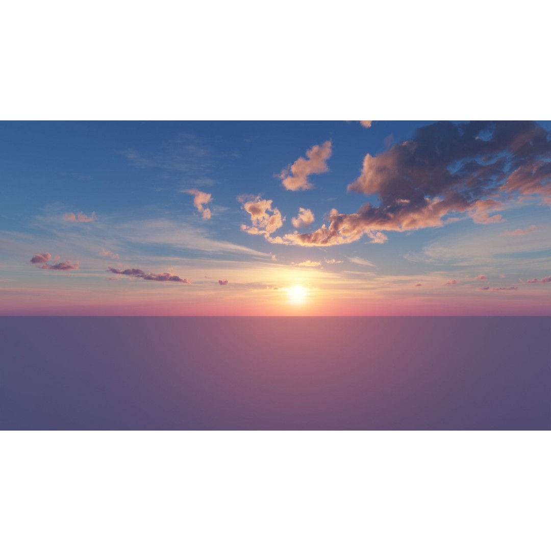 HDRI Skies 3D Model – 12K Sky Pack with Clean Horizons, EXR - View 10
