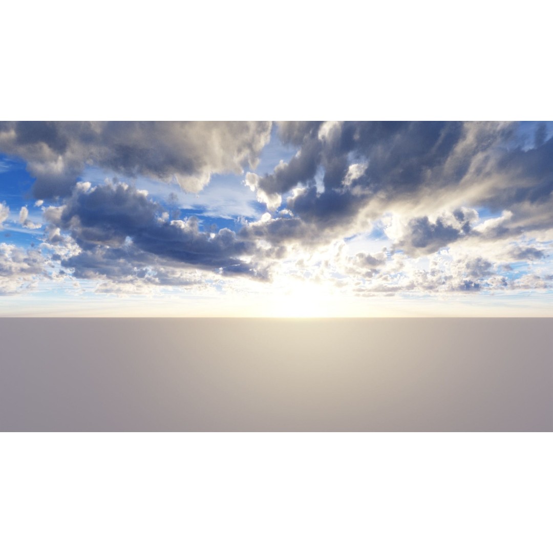 HDRI Skies 3D Model – 12K Sky Pack with Clean Horizons, EXR - View 13