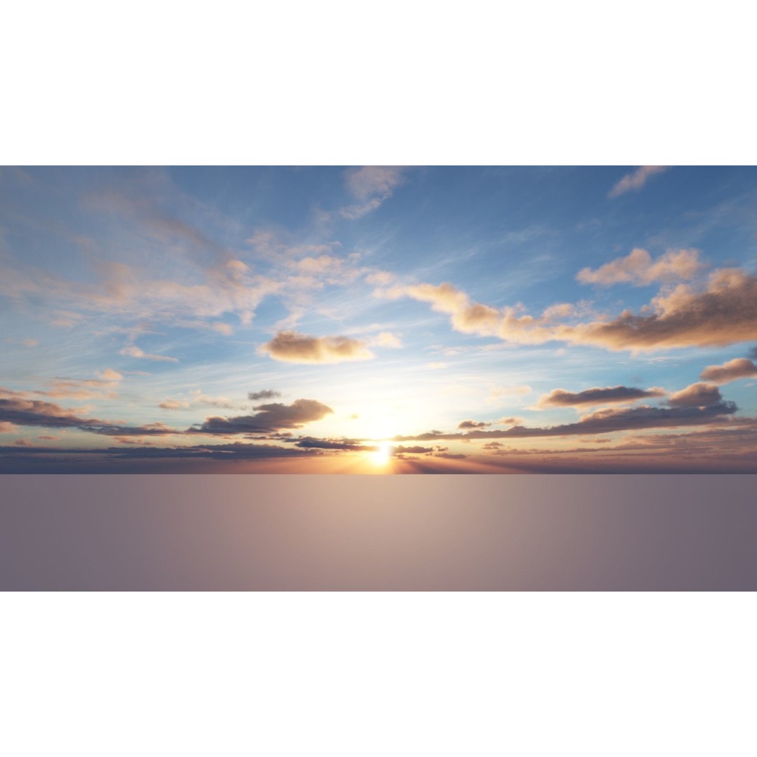 HDRI Skies 3D Model – 12K Sky Pack with Clean Horizons, EXR - View 14