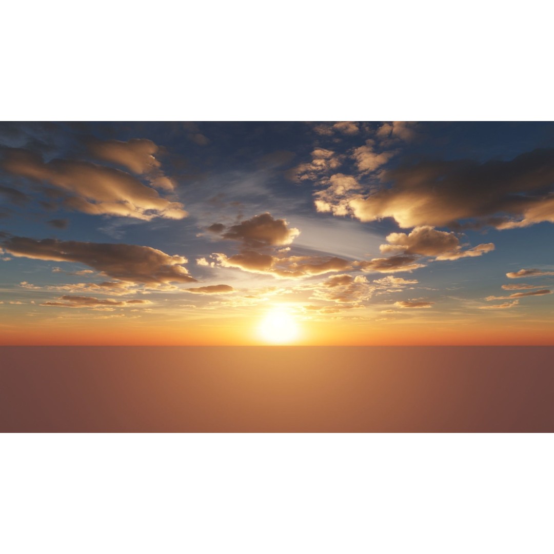 HDRI Skies 3D Model – 12K Sky Pack with Clean Horizons, EXR - View 3