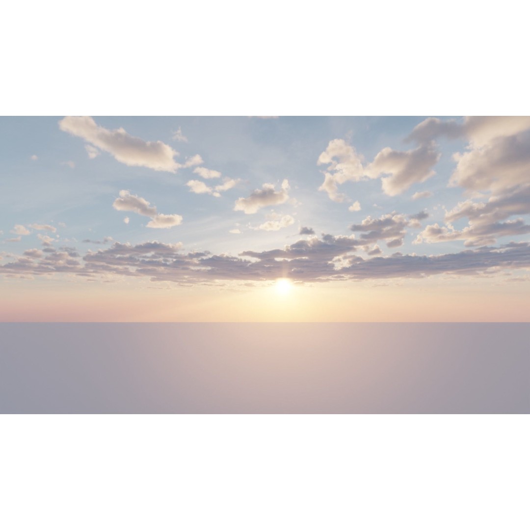 HDRI Skies 3D Model – 12K Sky Pack with Clean Horizons, EXR - View 6