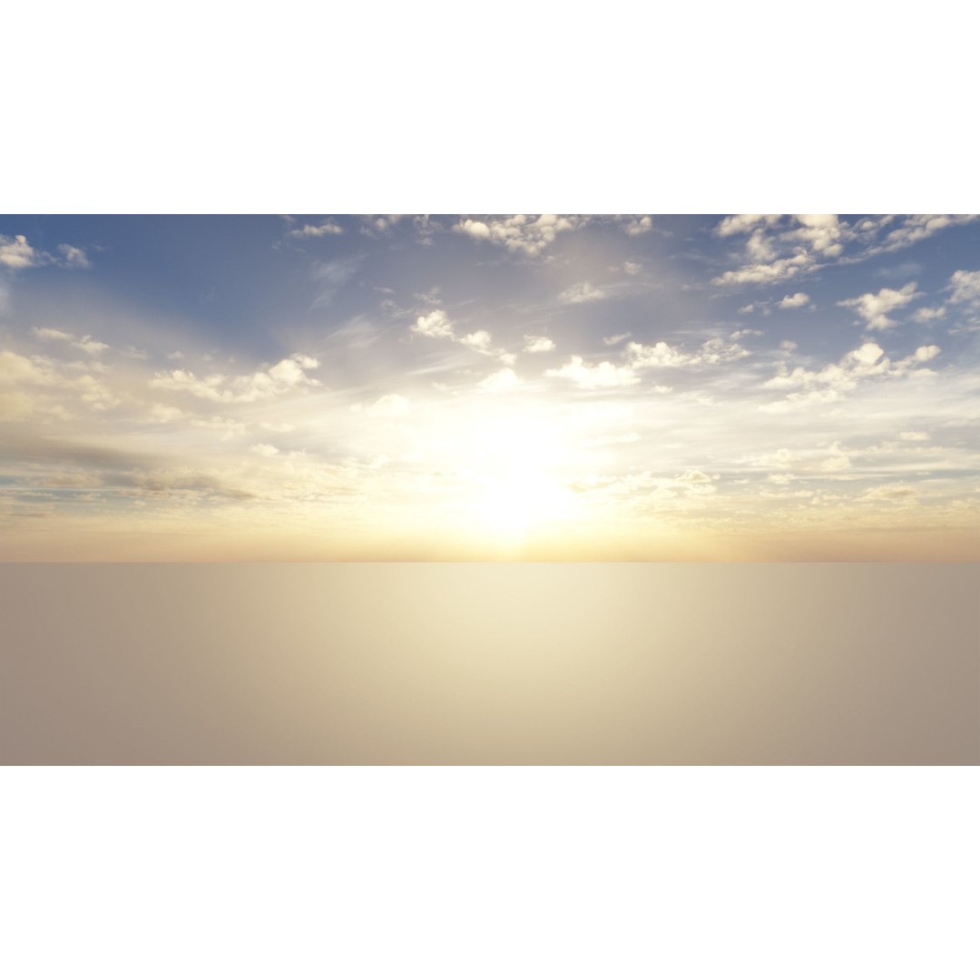 HDRI Skies 3D Model – 12K Sky Pack with Clean Horizons, EXR - View 9