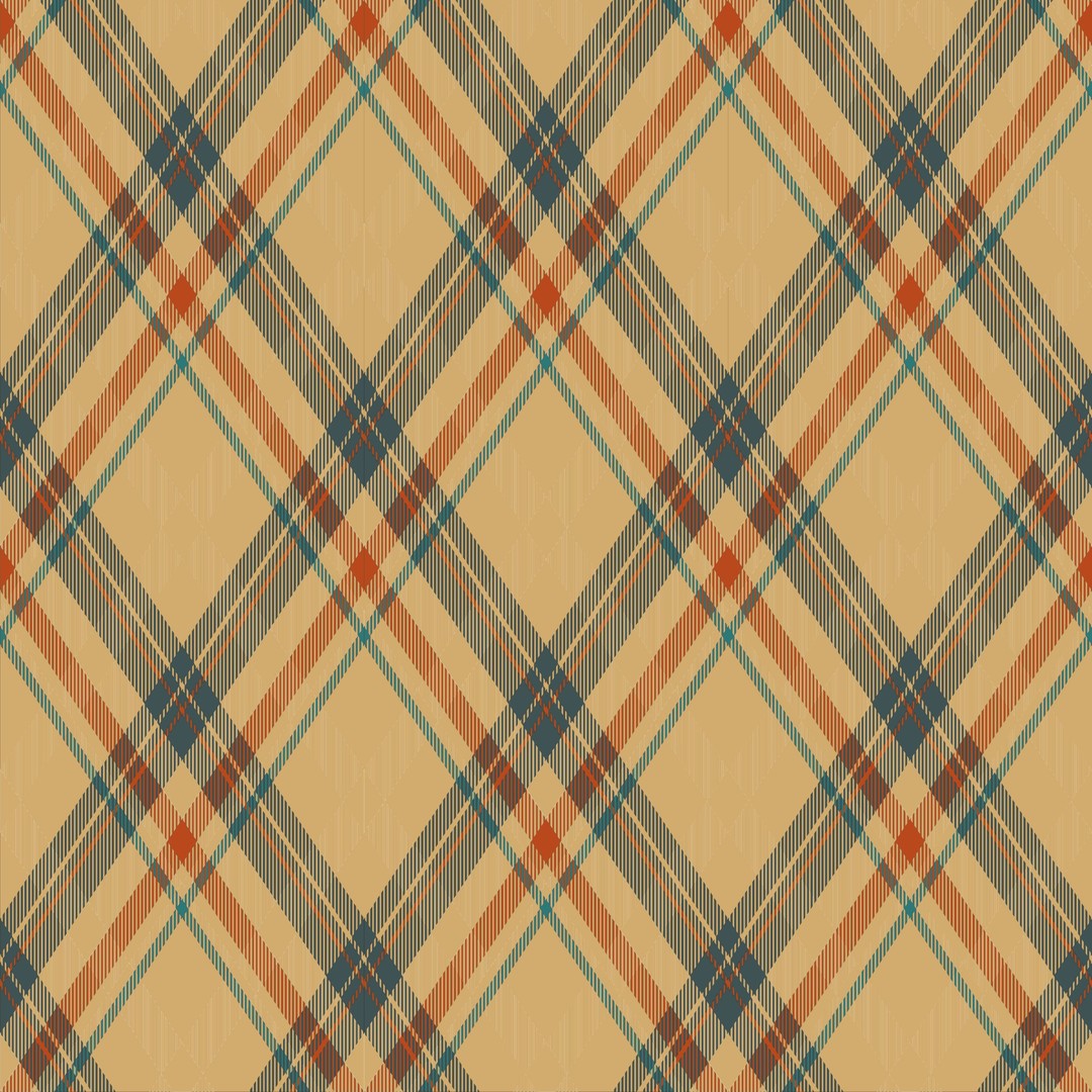 Tartan Fabric Material 3D Model – Customizable Textures, SBSAR