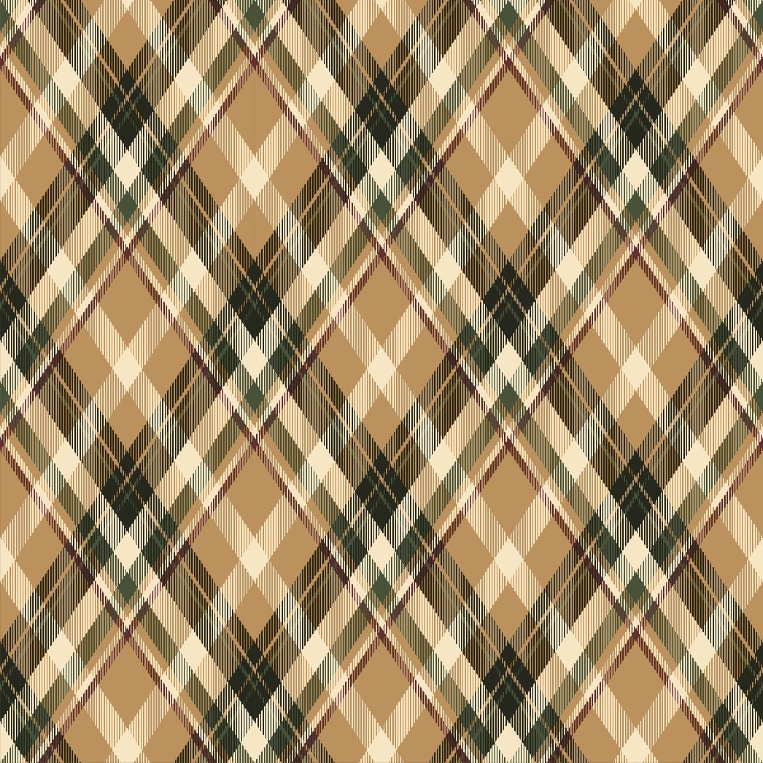 Tartan Fabric Material 3D Model – Customizable Textures, SBSAR - View 11