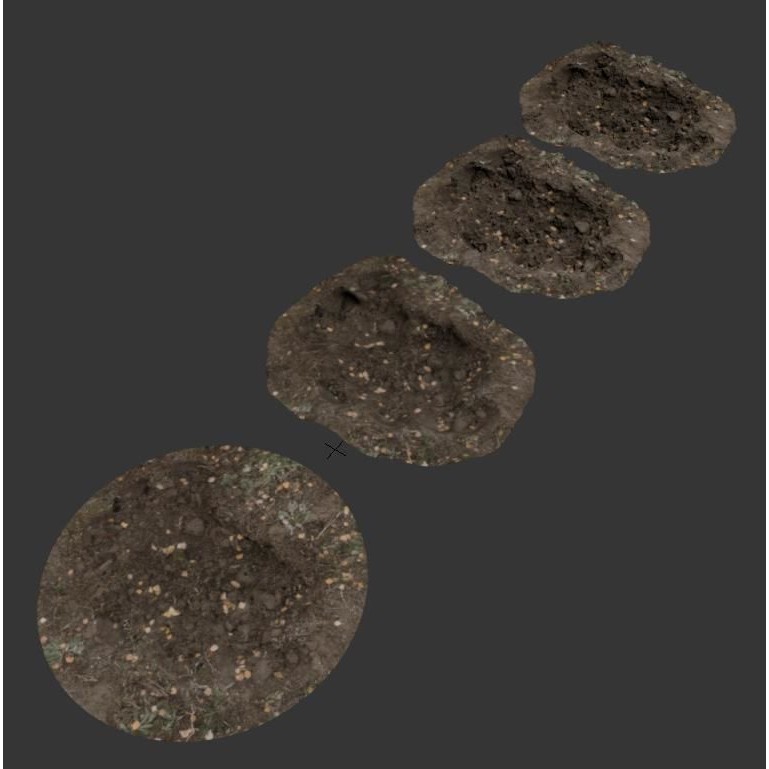 Ultra Realistic Dirt Pit 3D Model – Low Poly Scanned Asset, FBX - View 10