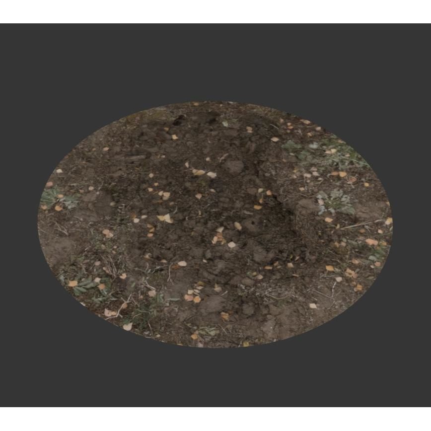 Ultra Realistic Dirt Pit 3D Model – Low Poly Scanned Asset, FBX - View 13