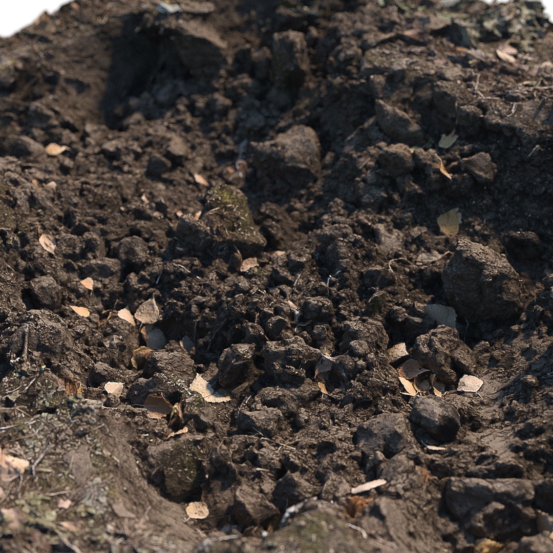 Ultra Realistic Dirt Pit 3D Model – Low Poly Scanned Asset, FBX - View 6
