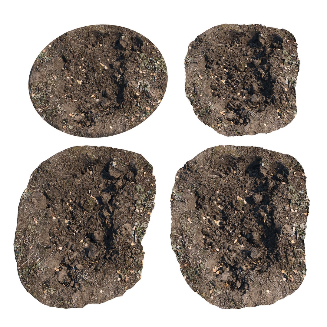 Ultra Realistic Dirt Pit 3D Model – Low Poly Scanned Asset, FBX - View 7