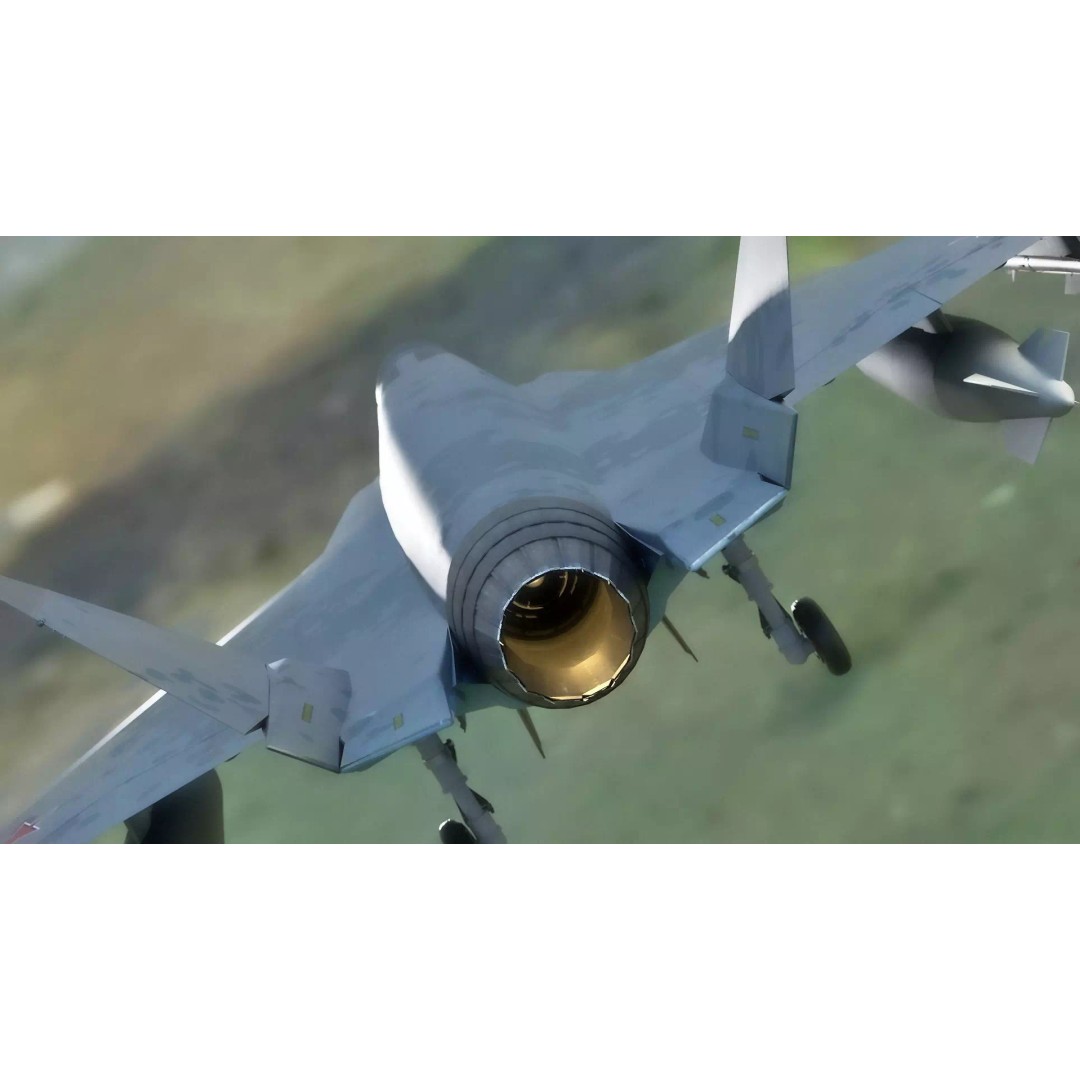 SU 75 Checkmate 3D Model – Rigged Military Aircraft with PBR Textures - View 8