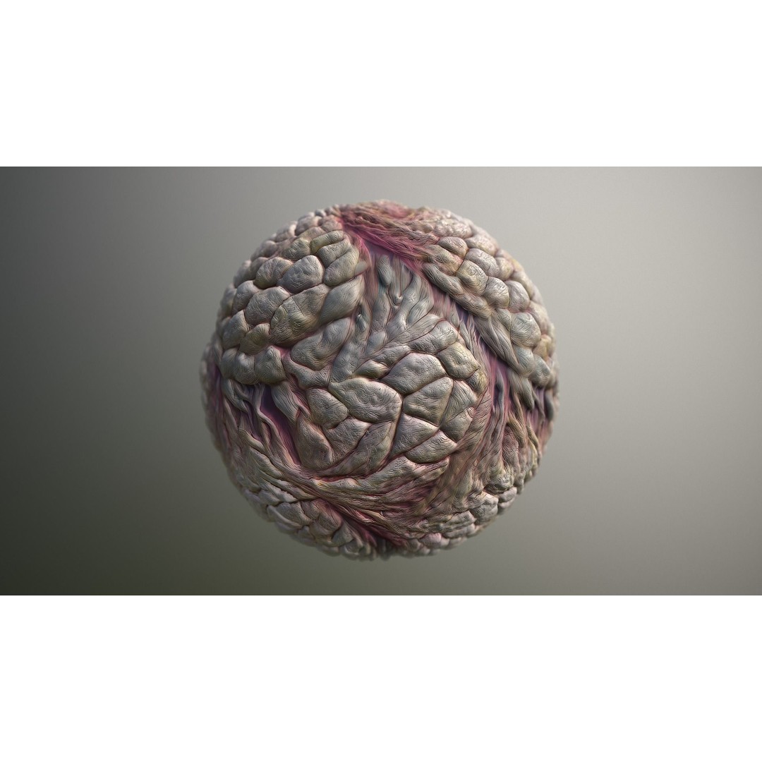 Monster Skin 3D Model – Seamless PBR Texture Pack, FBX - View 16