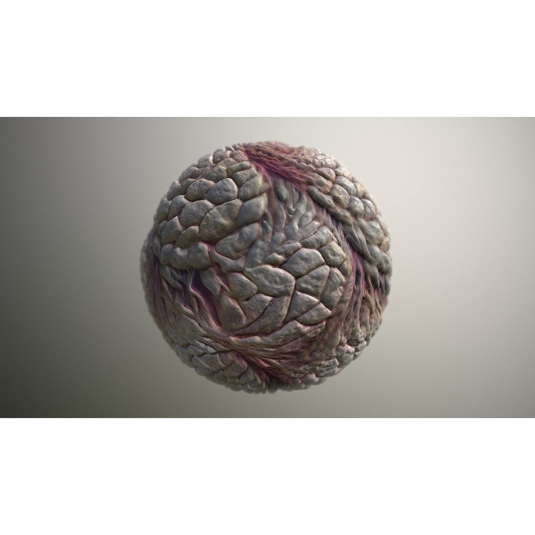 Monster Skin 3D Model – Seamless PBR Texture Pack, FBX - View 17