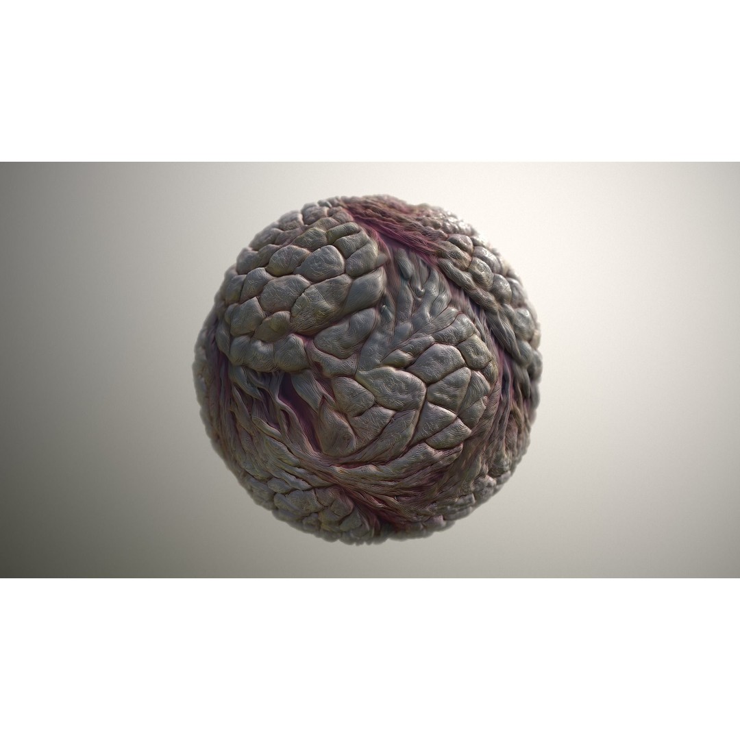 Monster Skin 3D Model – Seamless PBR Texture Pack, FBX - View 18