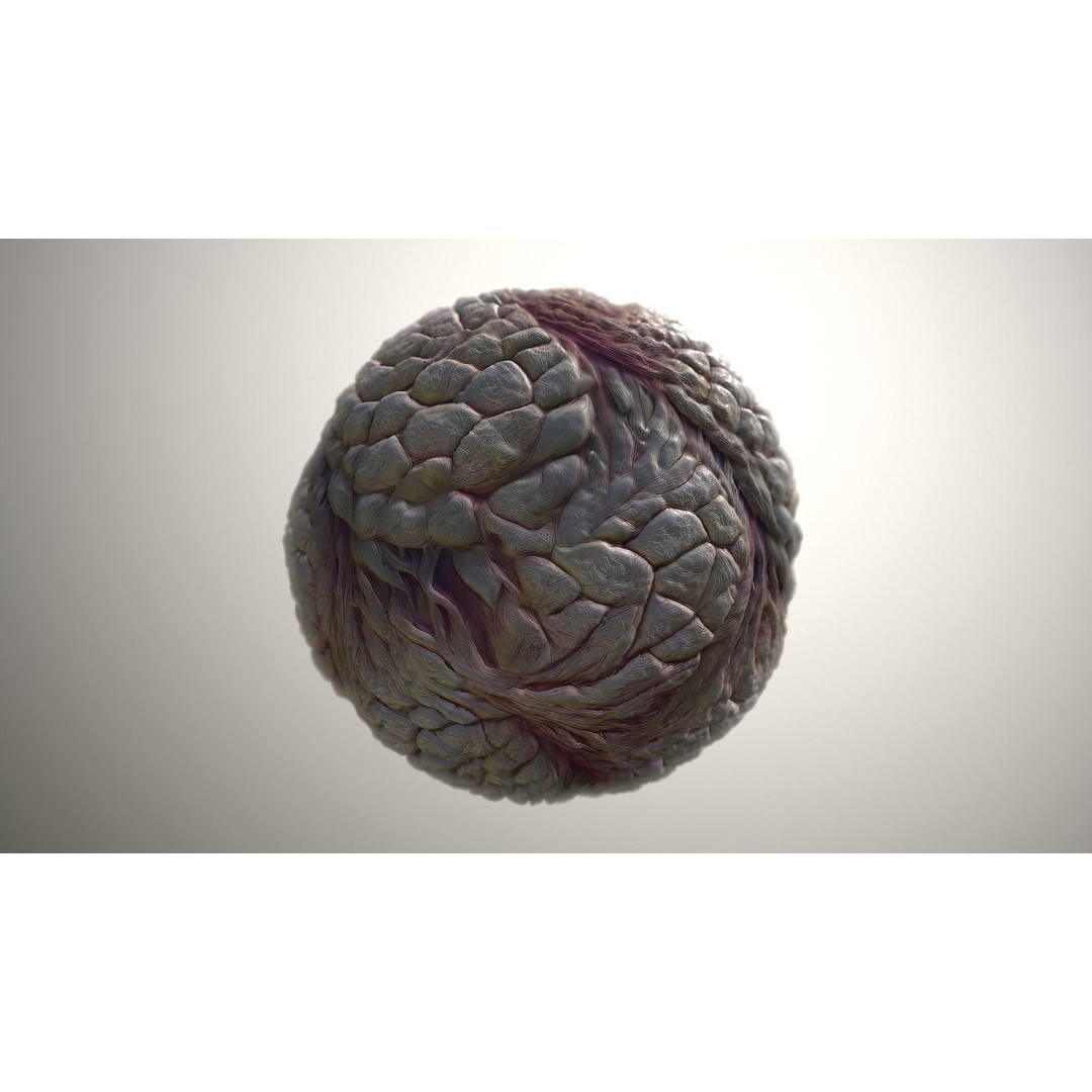 Monster Skin 3D Model – Seamless PBR Texture Pack, FBX - View 19