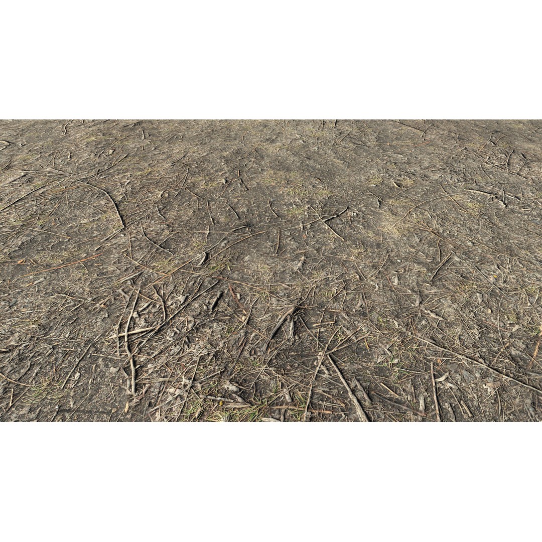 Realistic Terrain Textures 3D Model – PBR Natural Textures, 2K-6K Resolutions - View 7
