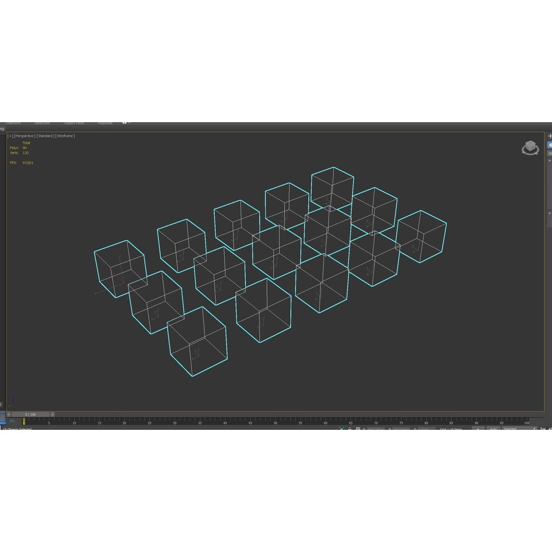 Block Wall 3D Model – Cinder & Foam Textures, PBR, FBX, OBJ - View 13