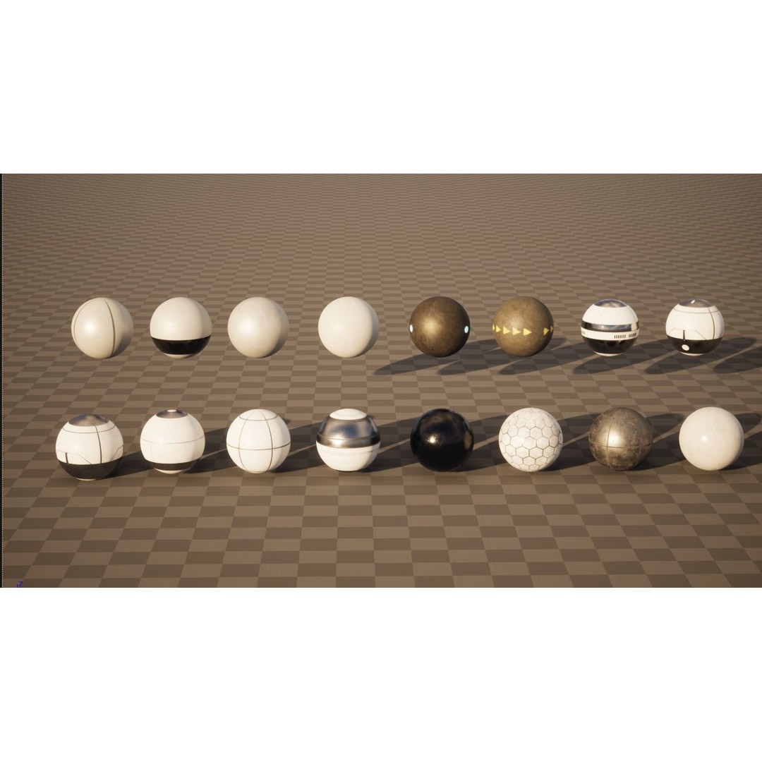 Sci-Fi Material Pack 3D Model – PBR Textures for Game Engines - View 5