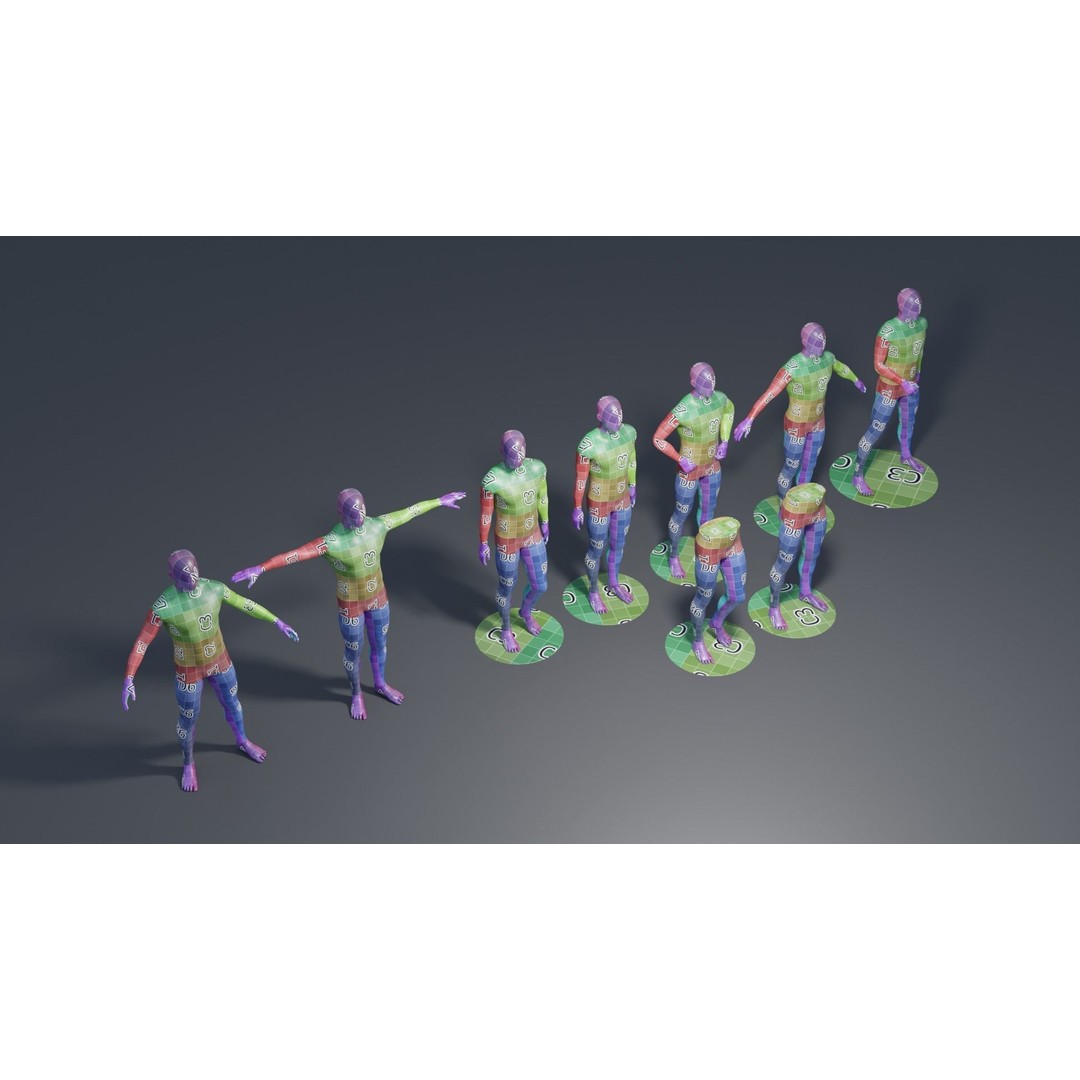 Male Mannequin 3D Model – Rigged Character with 4K Textures, FBX - View 5