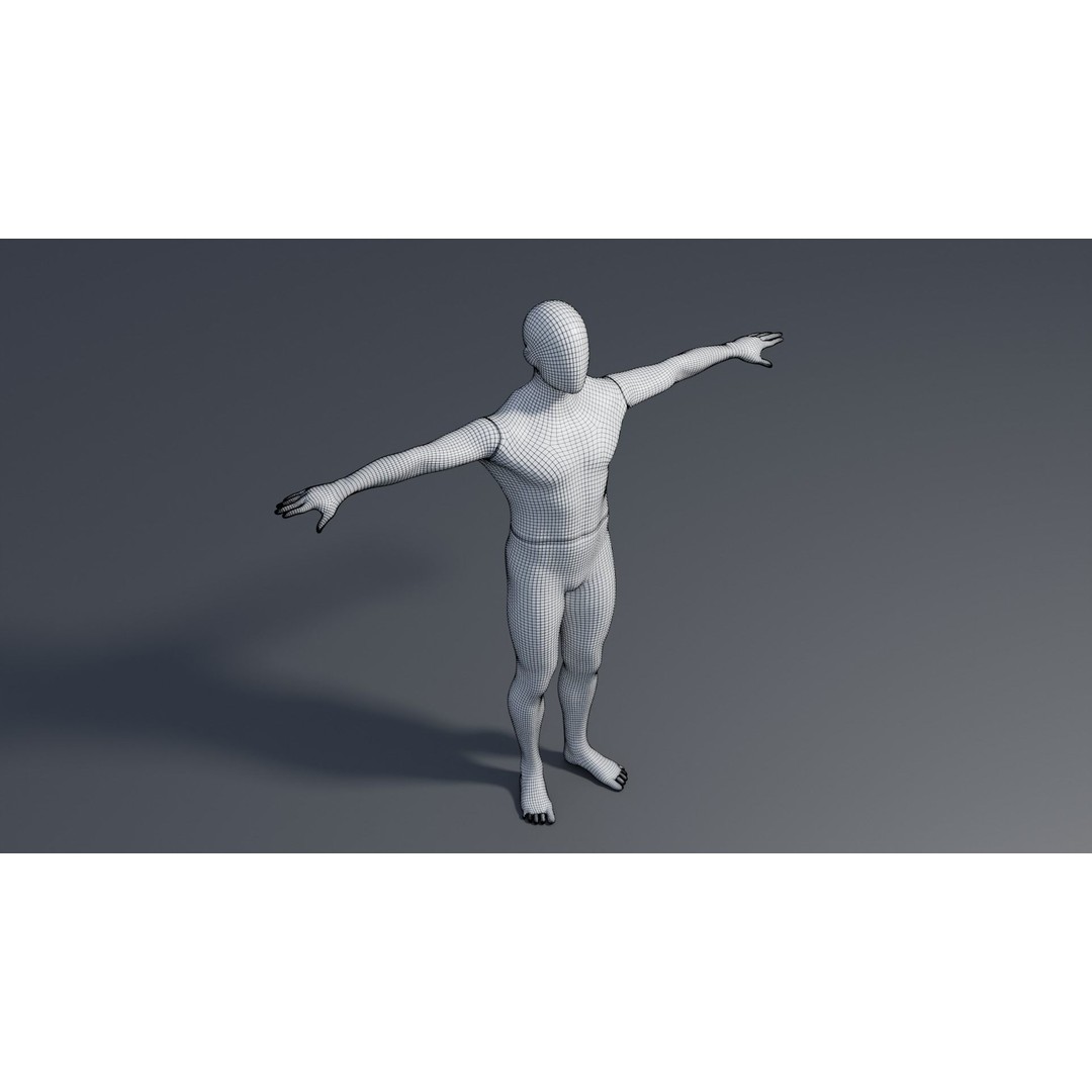 Male Mannequin 3D Model – Rigged Character with 4K Textures, FBX - View 6