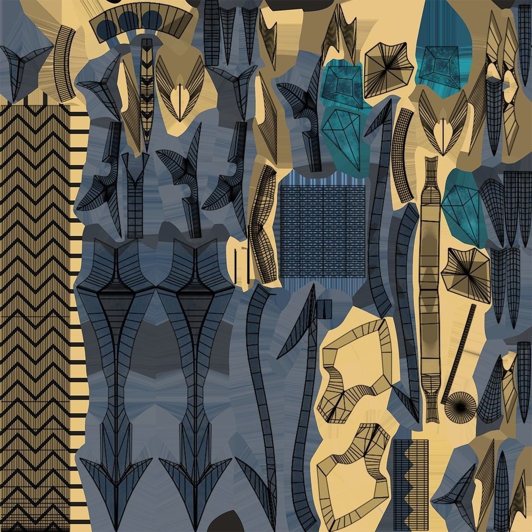 Fantasy Trident 3D Model – Low Poly Game Asset, FBX, PBR Textures