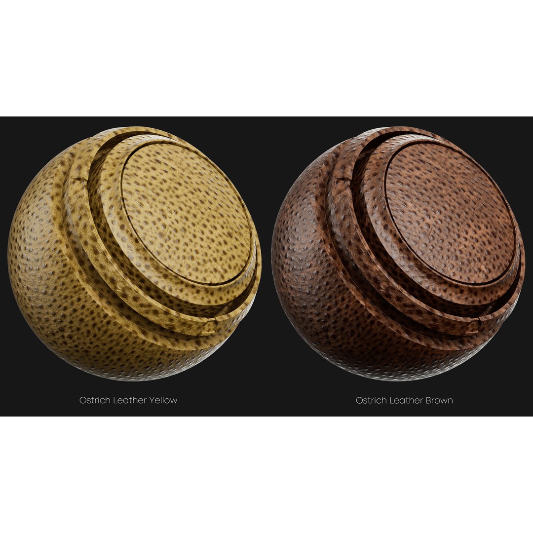 Leather Smart Materials 3D Model – High-Quality Textures for Substance Painter
