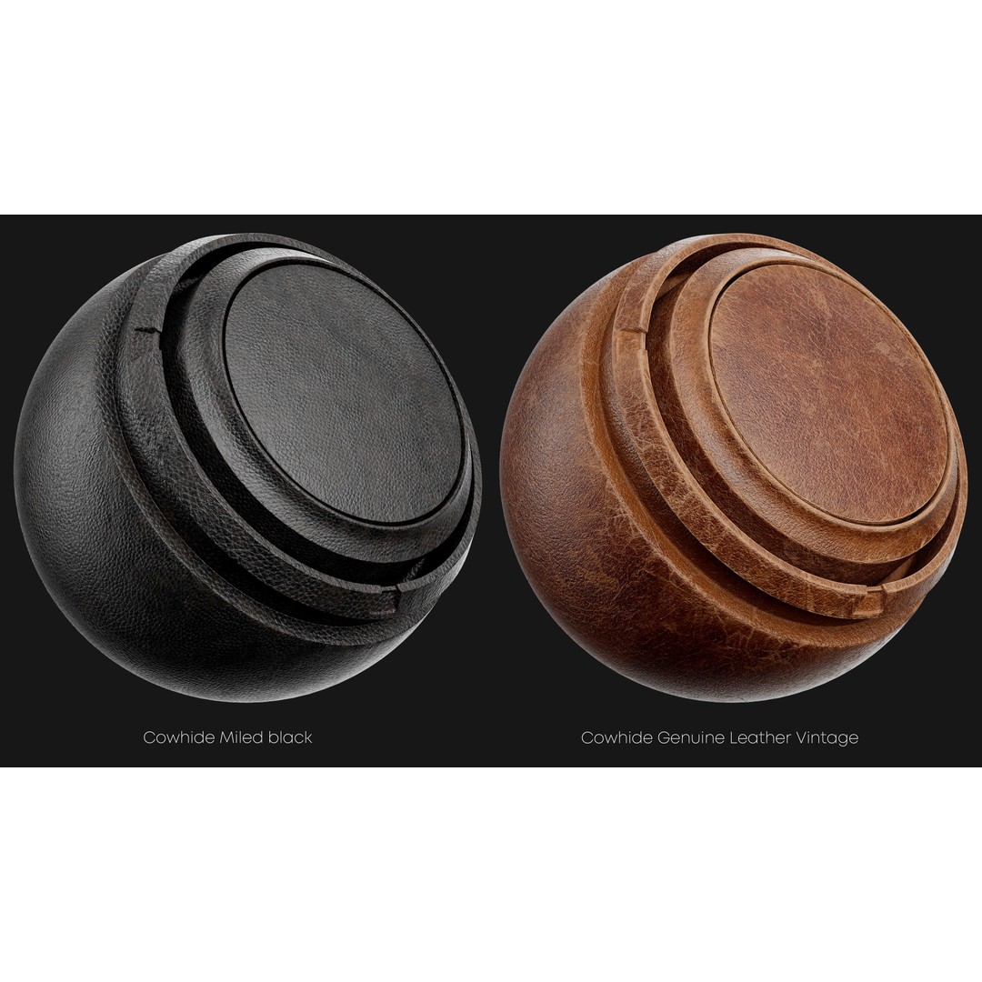 Leather Smart Materials 3D Model – High-Quality Textures for Substance Painter - View 10