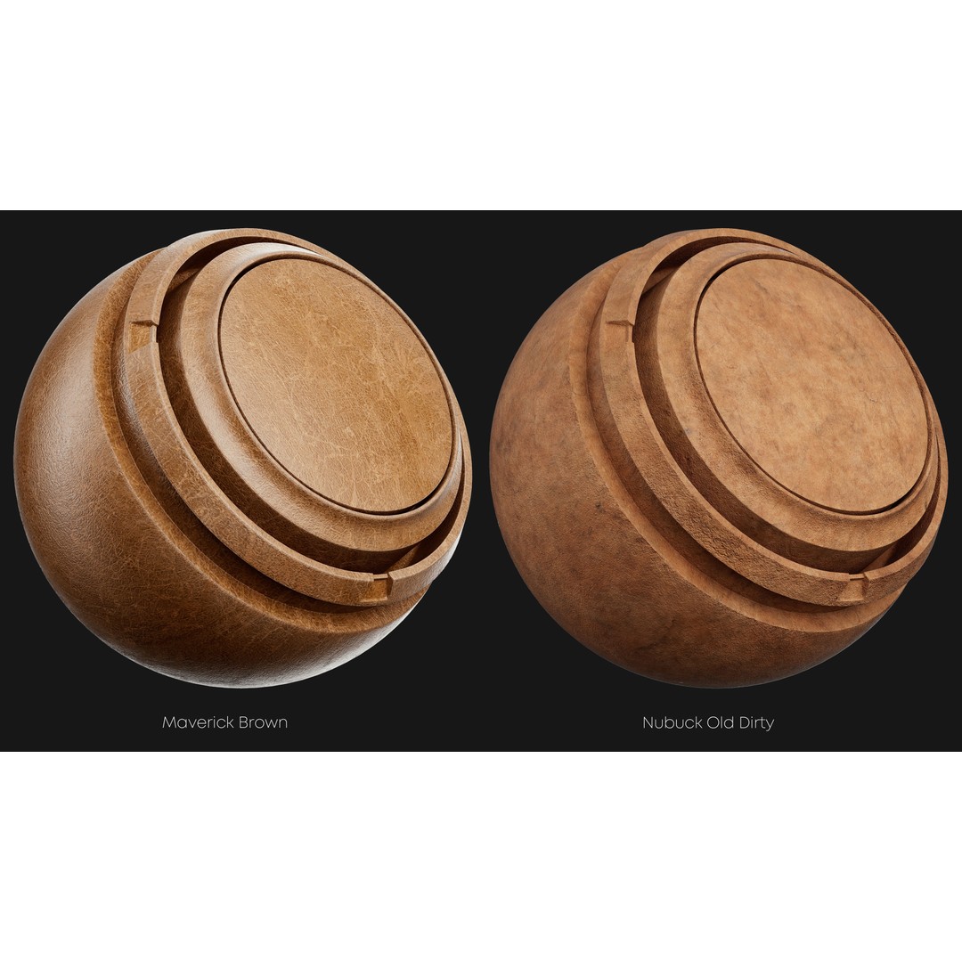 Leather Smart Materials 3D Model – High-Quality Textures for Substance Painter - View 15