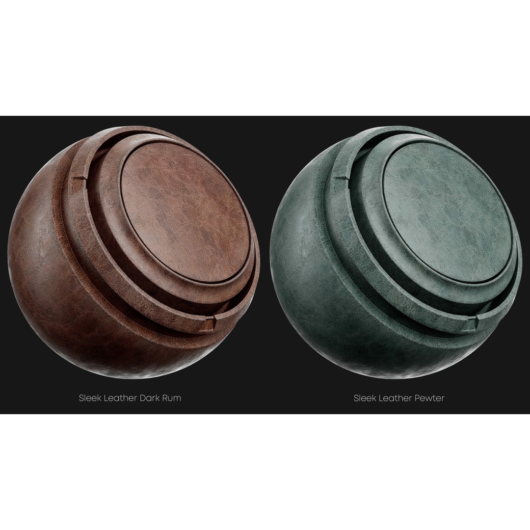 Leather Smart Materials 3D Model – High-Quality Textures for Substance Painter - View 5
