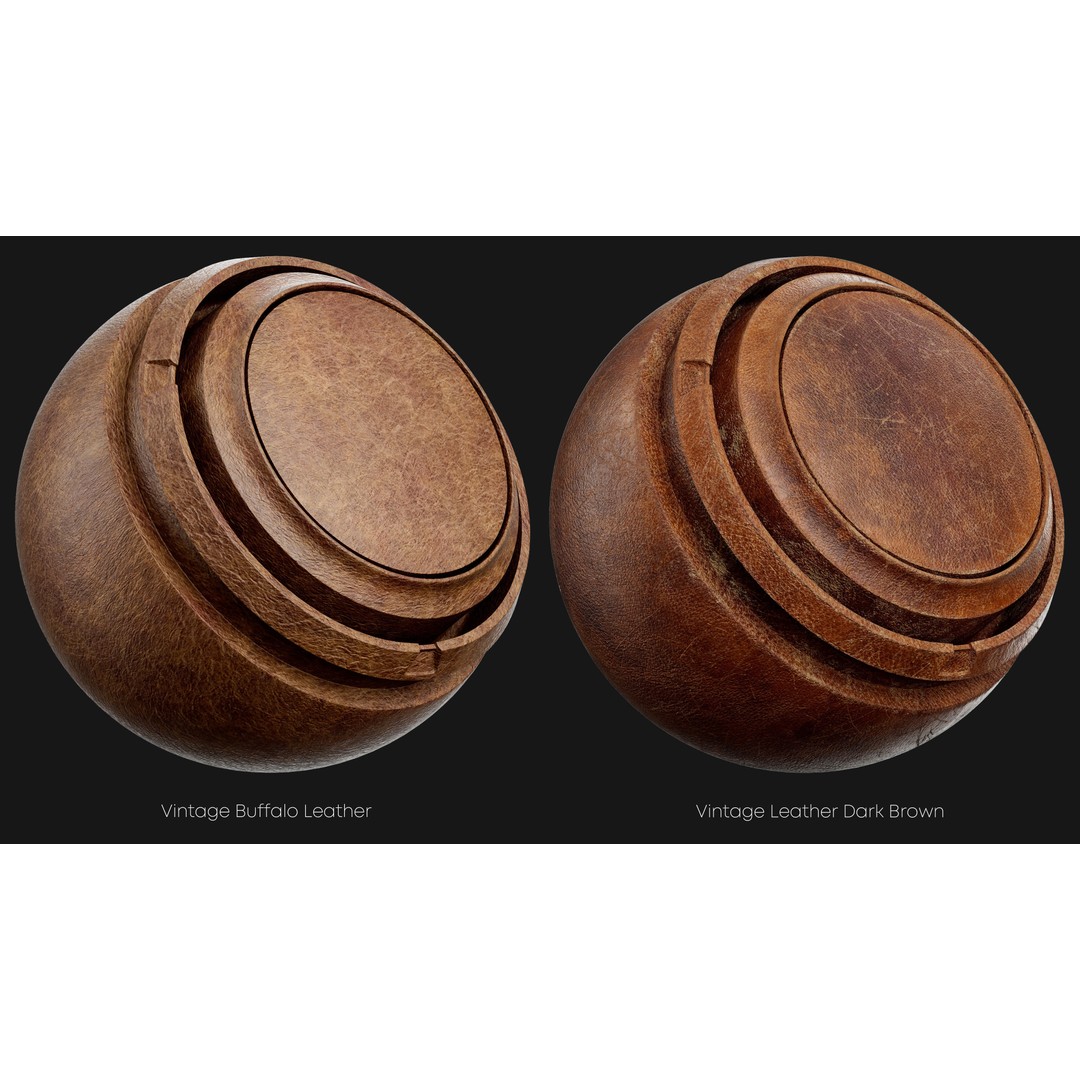 Leather Smart Materials 3D Model – High-Quality Textures for Substance Painter - View 7