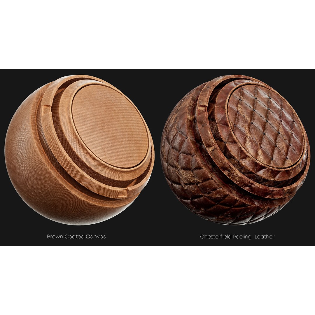 Leather Smart Materials 3D Model – High-Quality Textures for Substance Painter - View 9