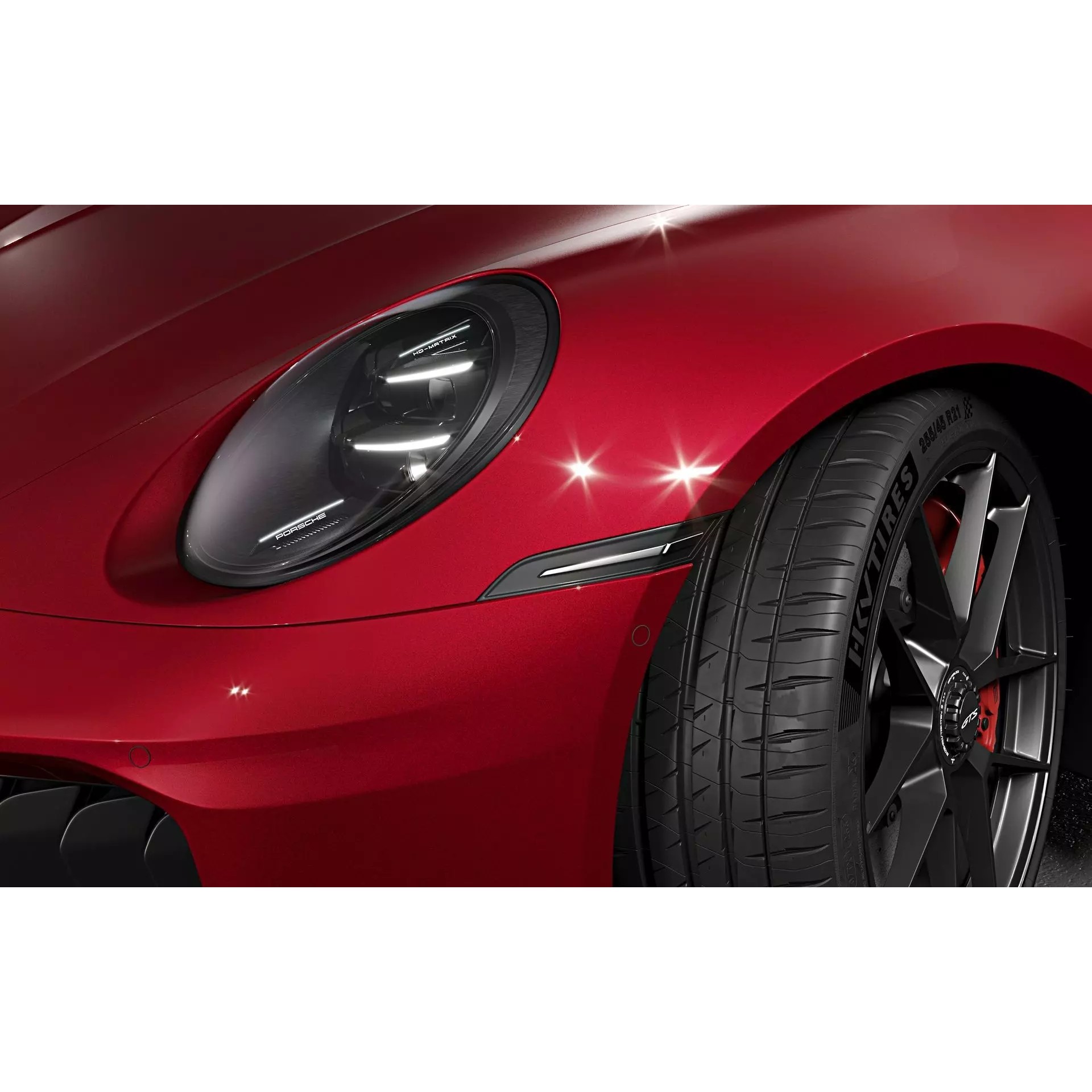 2026 Porsche 911 Carrera 4 GTS Cabriolet - High-Quality 3D Model - View 13