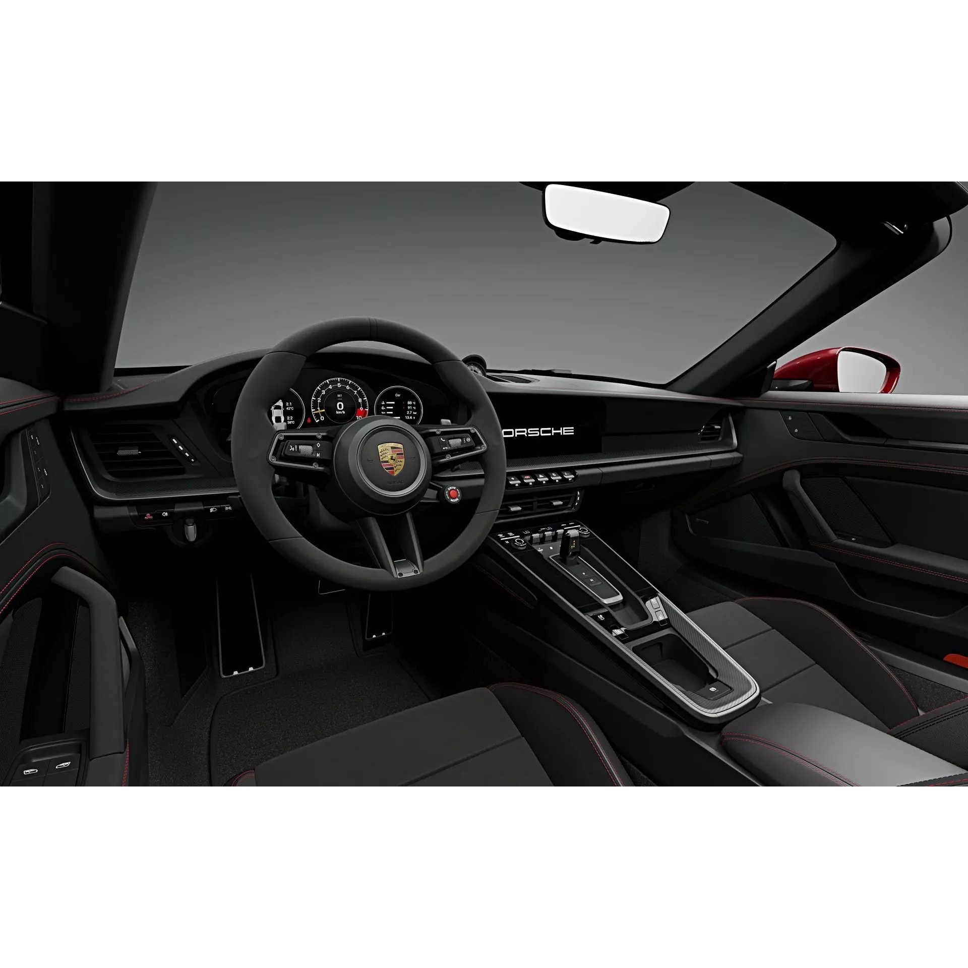 2026 Porsche 911 Carrera 4 GTS Cabriolet - High-Quality 3D Model - View 18