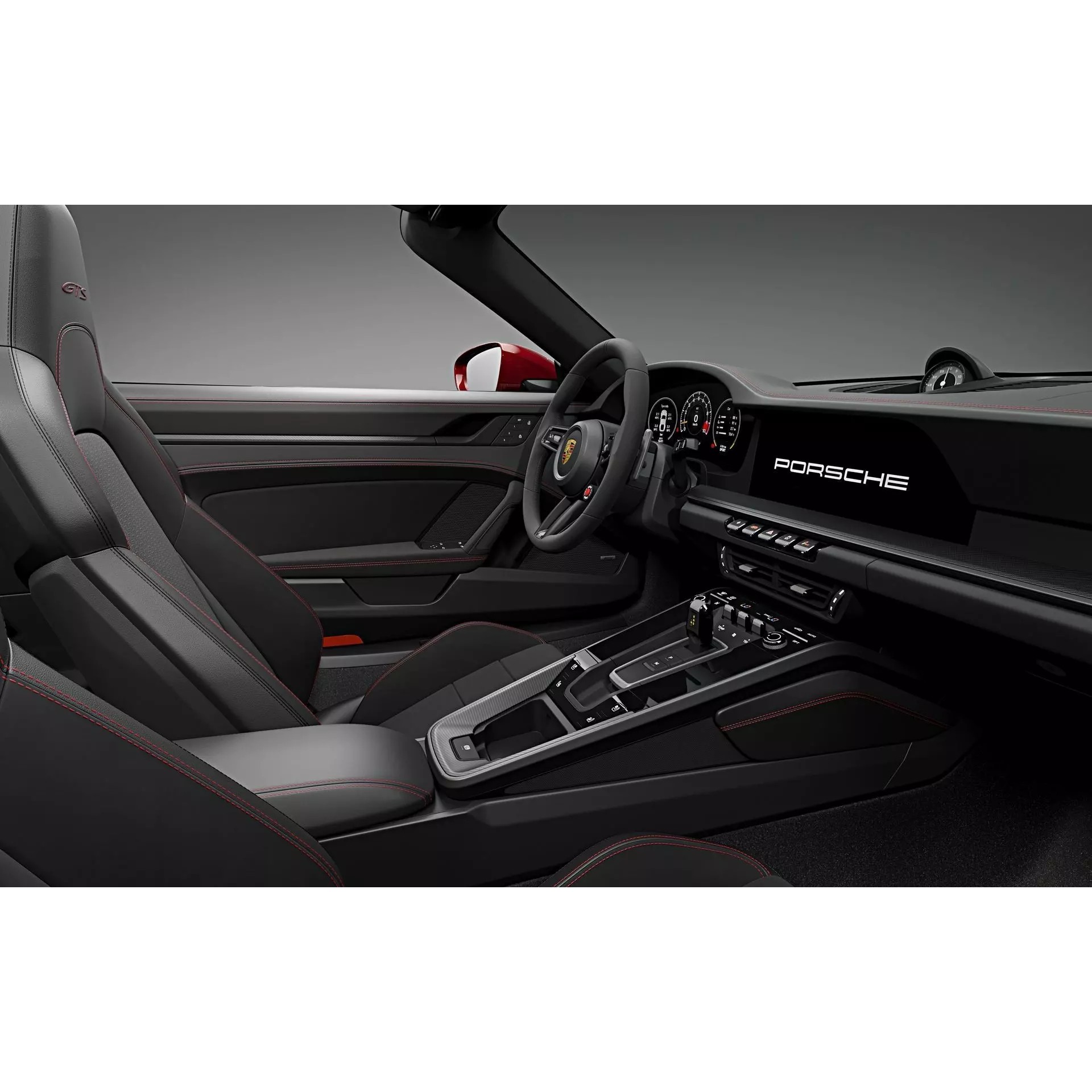 2026 Porsche 911 Carrera 4 GTS Cabriolet - High-Quality 3D Model - View 19