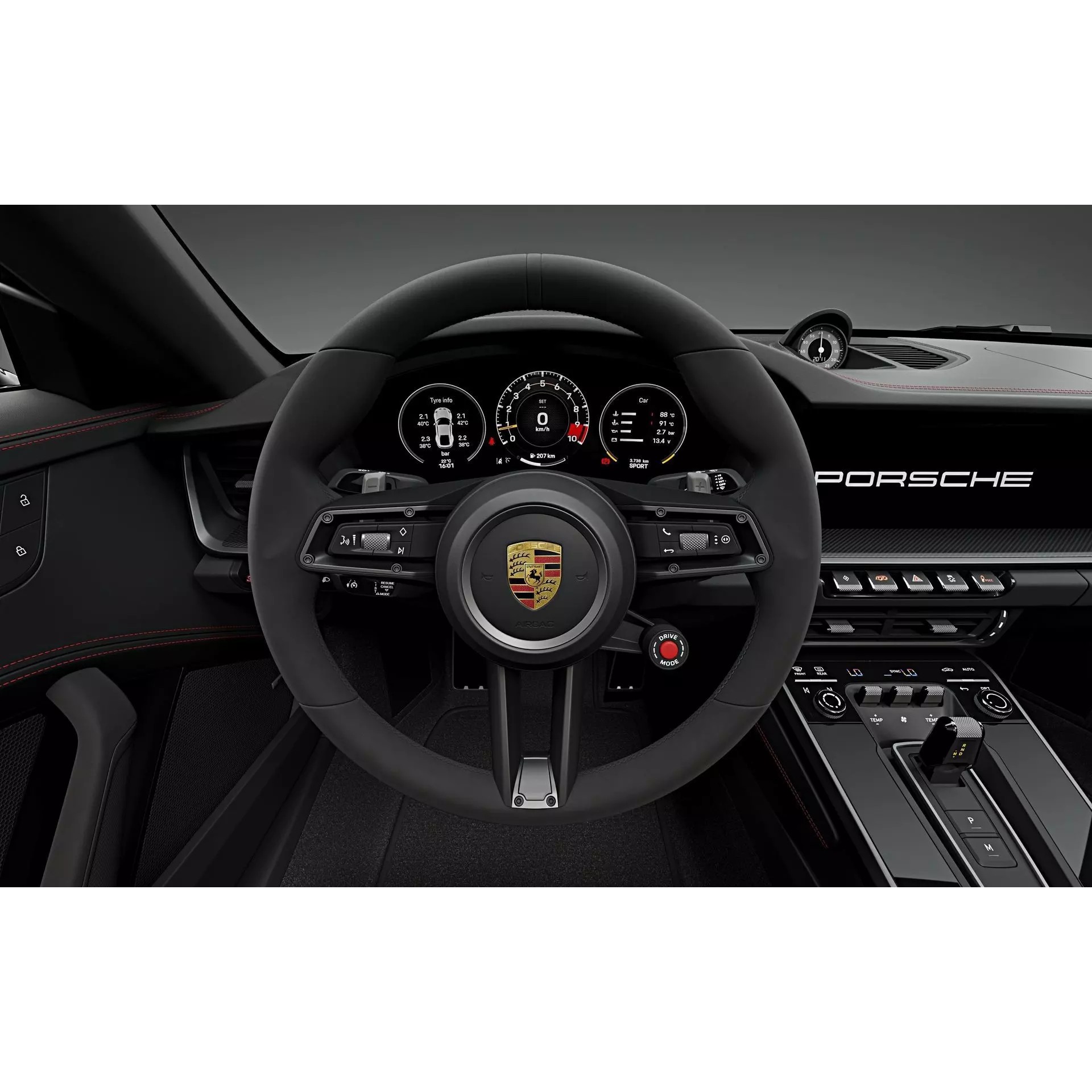 2026 Porsche 911 Carrera 4 GTS Cabriolet - High-Quality 3D Model - View 20