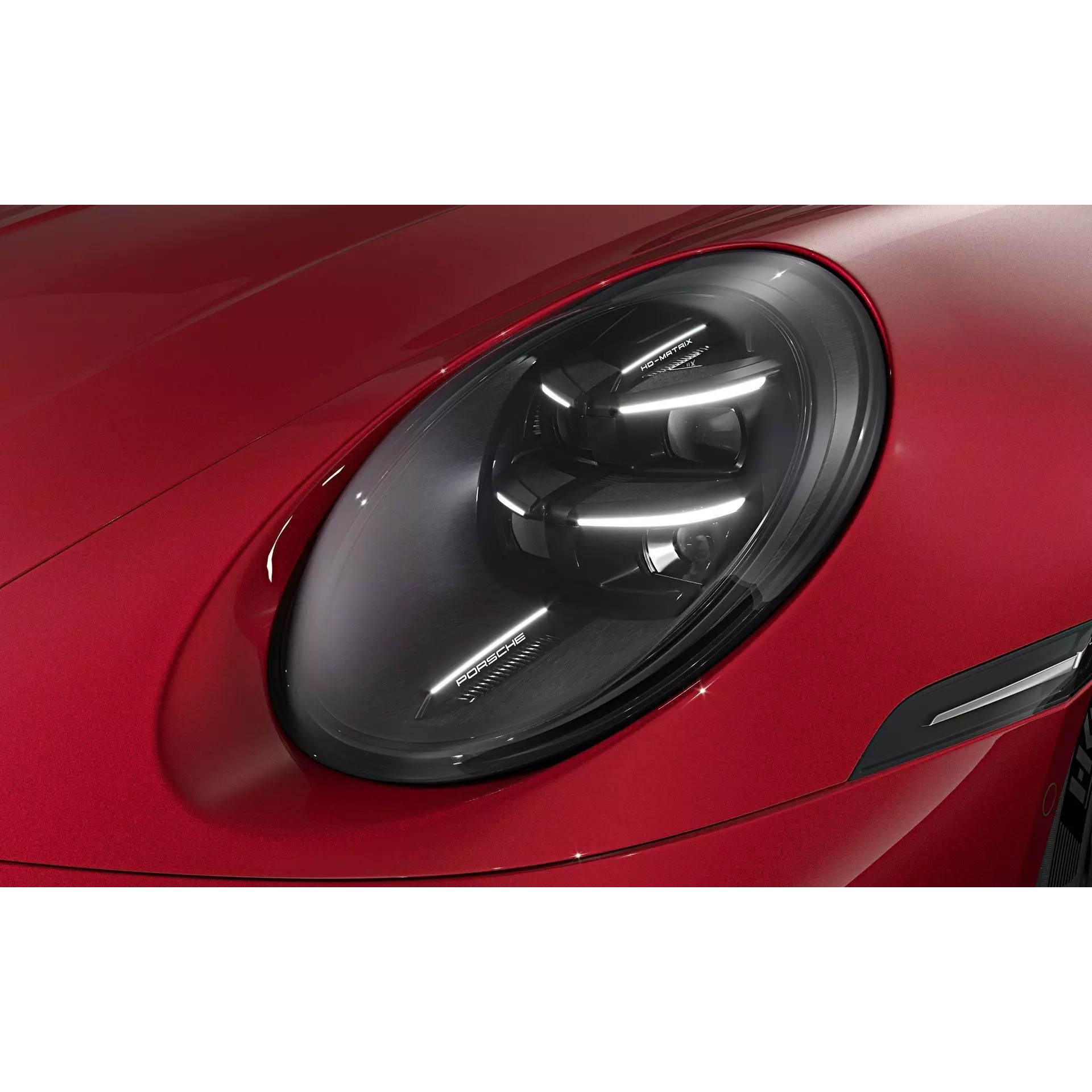 2026 Porsche 911 Carrera 4 GTS Cabriolet - High-Quality 3D Model - View 9