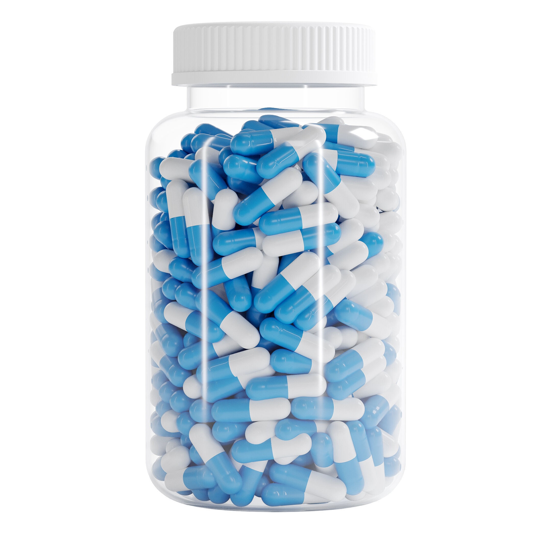 Pills Bottle - Detailed Medical 3D Model - View 6