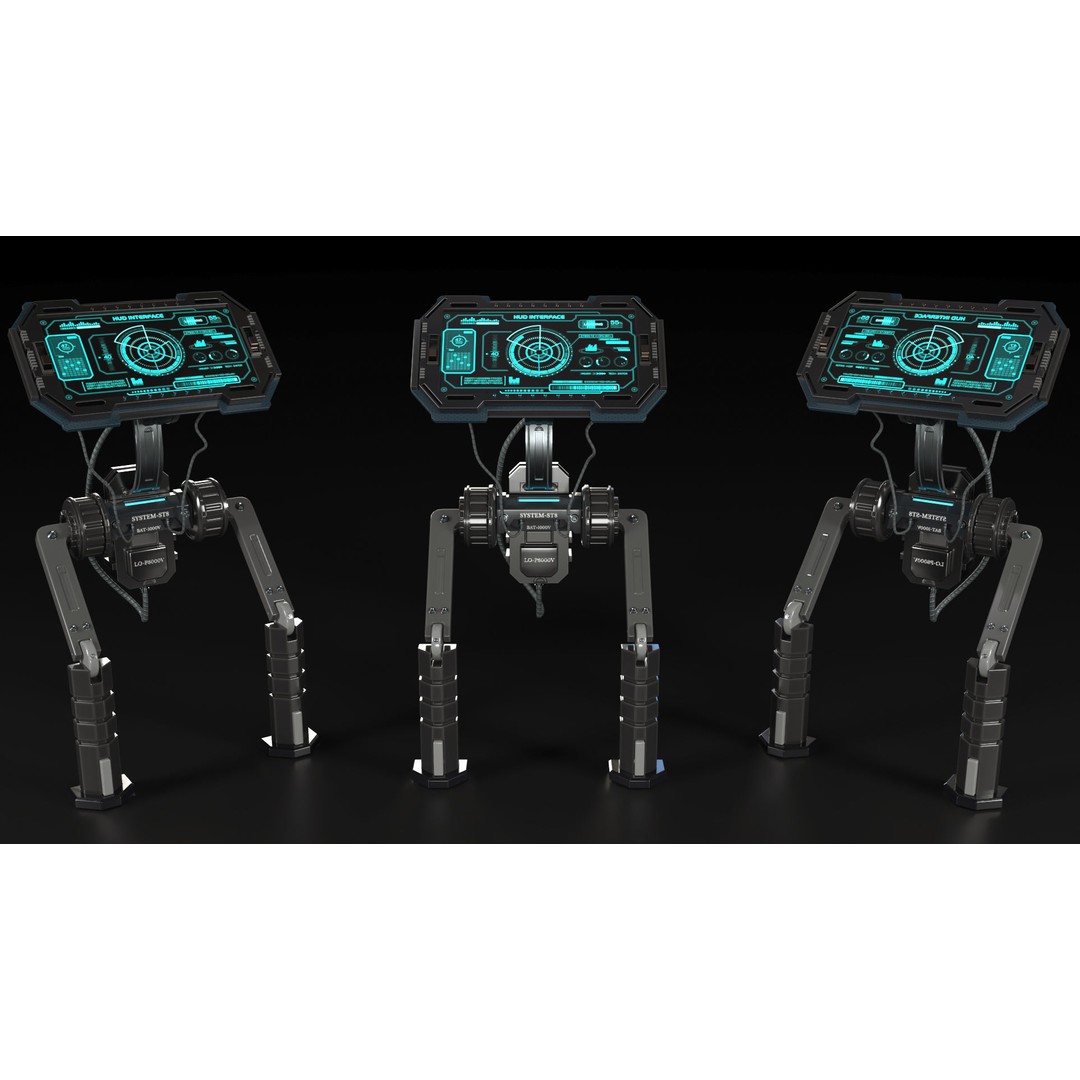 Sci-Fi Console 3D Model – High Poly Game Asset, PBR Textures, FBX - View 4