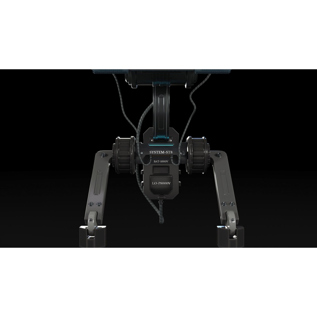 Sci-Fi Console 3D Model – High Poly Game Asset, PBR Textures, FBX - View 6