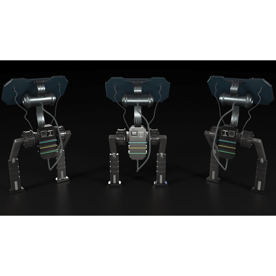Sci-Fi Console 3D Model – High Poly Game Asset, PBR Textures, FBX - View 7