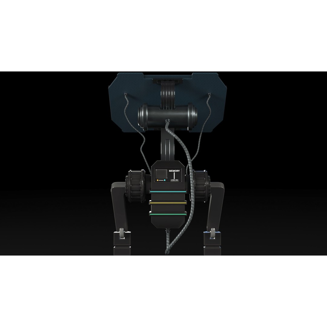 Sci-Fi Console 3D Model – High Poly Game Asset, PBR Textures, FBX - View 9