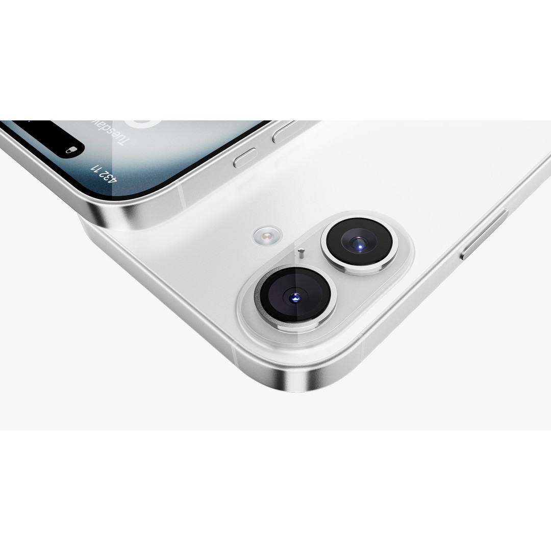 Apple iPhone 16 Plus White 3D Model – Detailed PBR Asset, FBX & OBJ - View 8