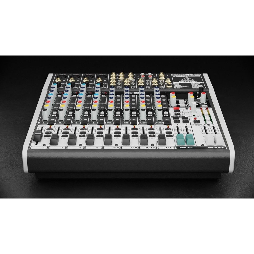 Xenyx1622USB Audio Mixer 3D Model – PBR Textured Game Asset, FBX, OBJ - View 13