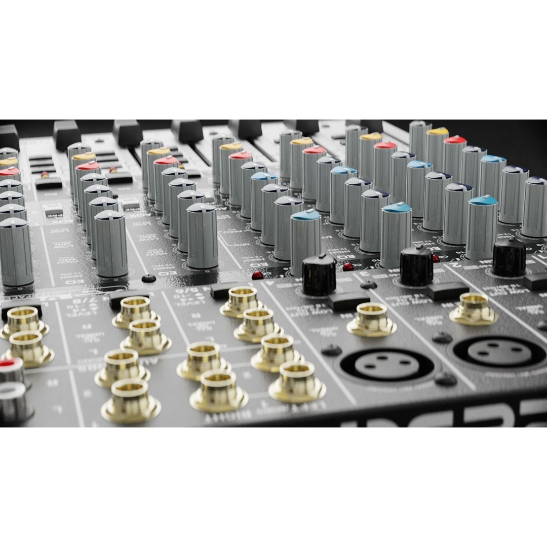 Xenyx1622USB Audio Mixer 3D Model – PBR Textured Game Asset, FBX, OBJ - View 15