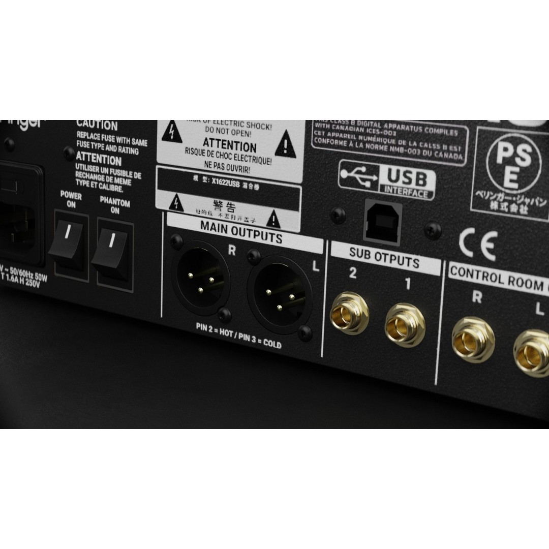 Xenyx1622USB Audio Mixer 3D Model – PBR Textured Game Asset, FBX, OBJ - View 17