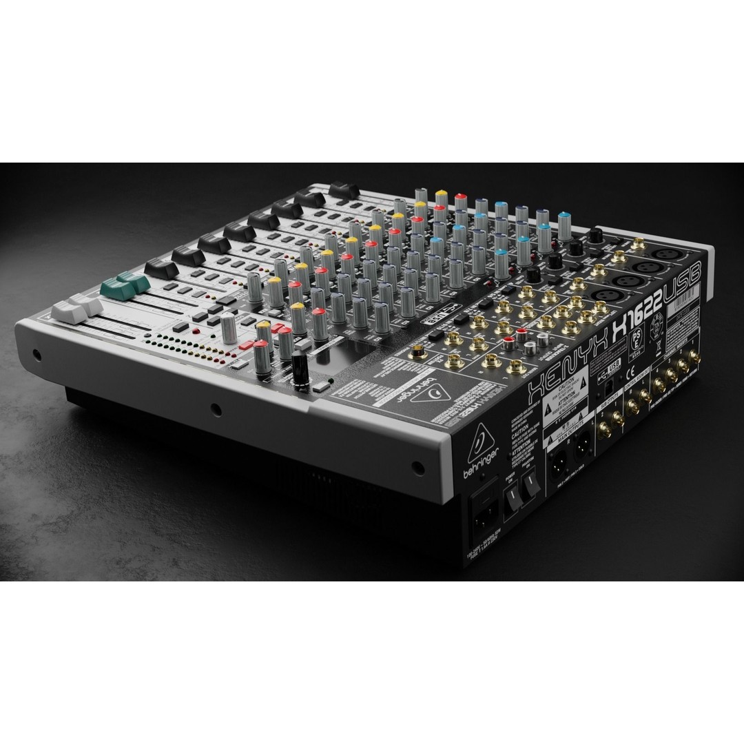 Xenyx1622USB Audio Mixer 3D Model – PBR Textured Game Asset, FBX, OBJ - View 5