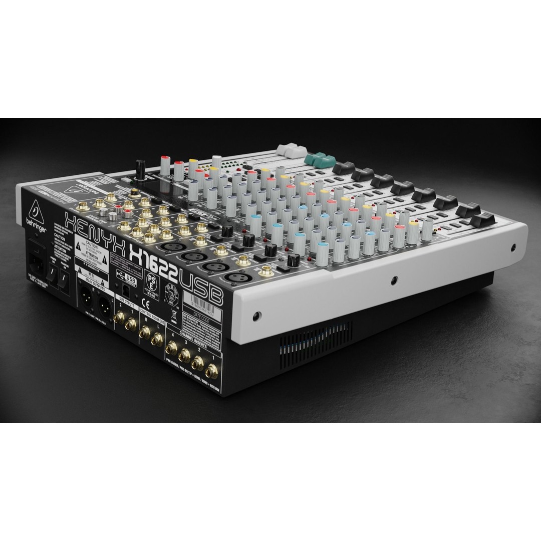 Xenyx1622USB Audio Mixer 3D Model – PBR Textured Game Asset, FBX, OBJ - View 6